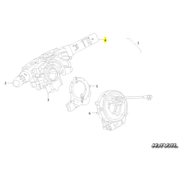 Switck Limpia Vidrio (telecomando) New Haval H6 para GREAT WALL HAVAL 2 1.5 H2 - Telecomando Limpia Parabrisa | ClickRepuestos